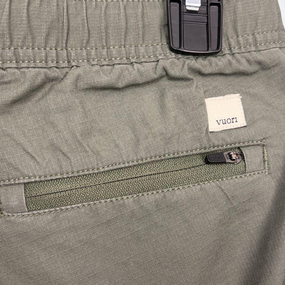 Vuori Ripstop Pants Women’s Size XS Olive Green Cargo Pocket Drawstring VW401 - Picture 6 of 10